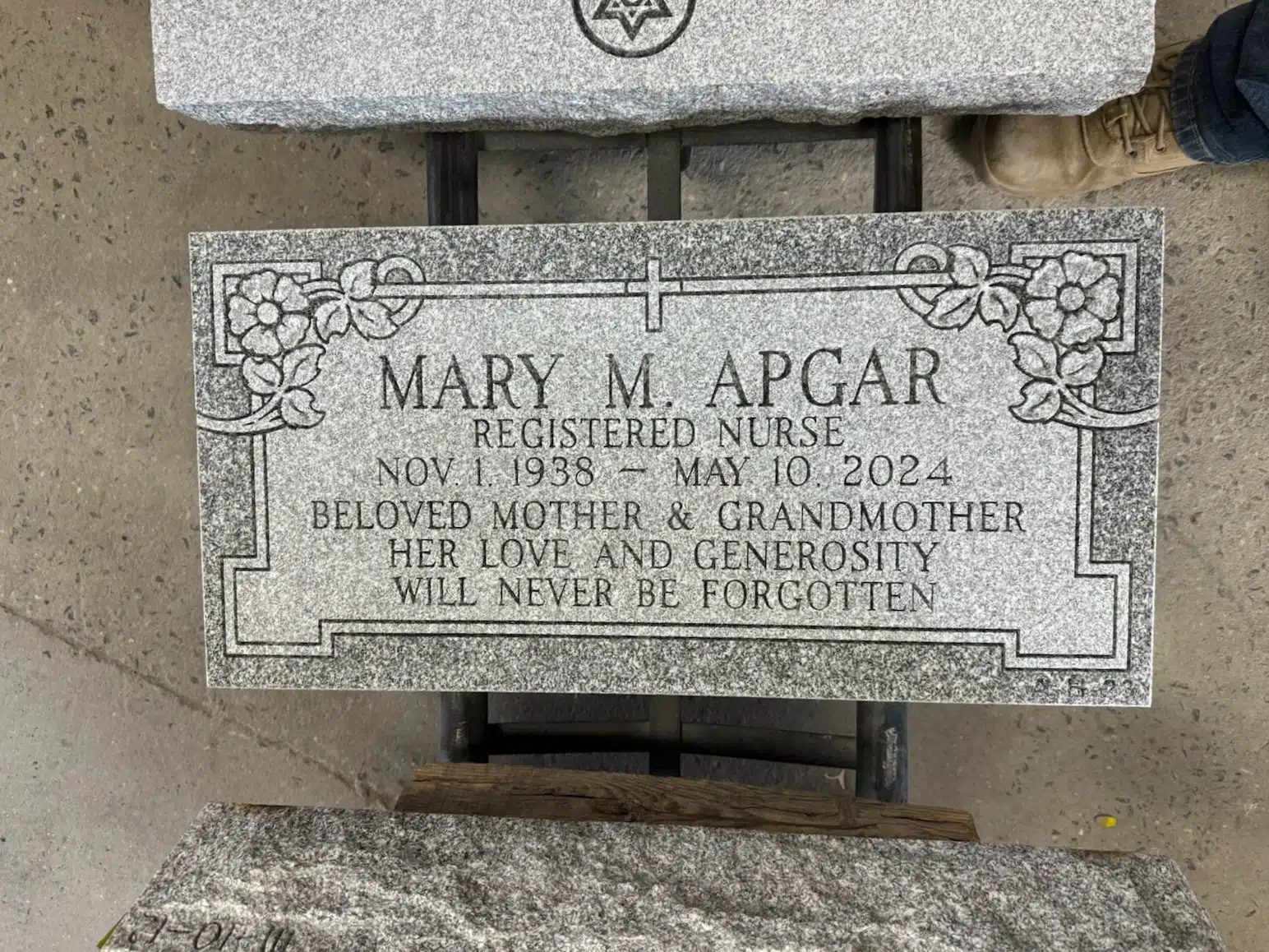 Bronze Bronze Grave Marker hand-carved by Bronze Marker Finder in NJ — image 7