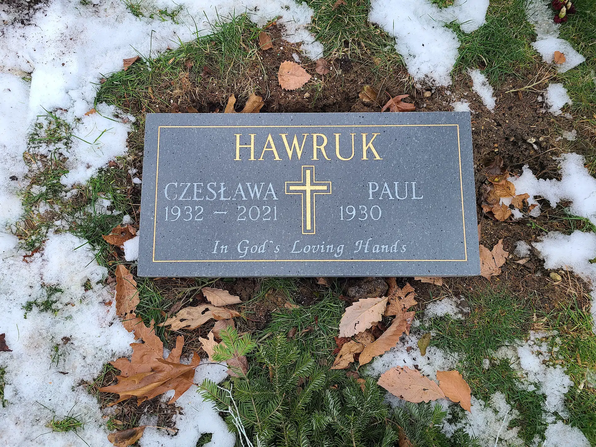 Bronze Bronze Grave Marker hand-carved by Bronze Marker Finder in NJ — image 2